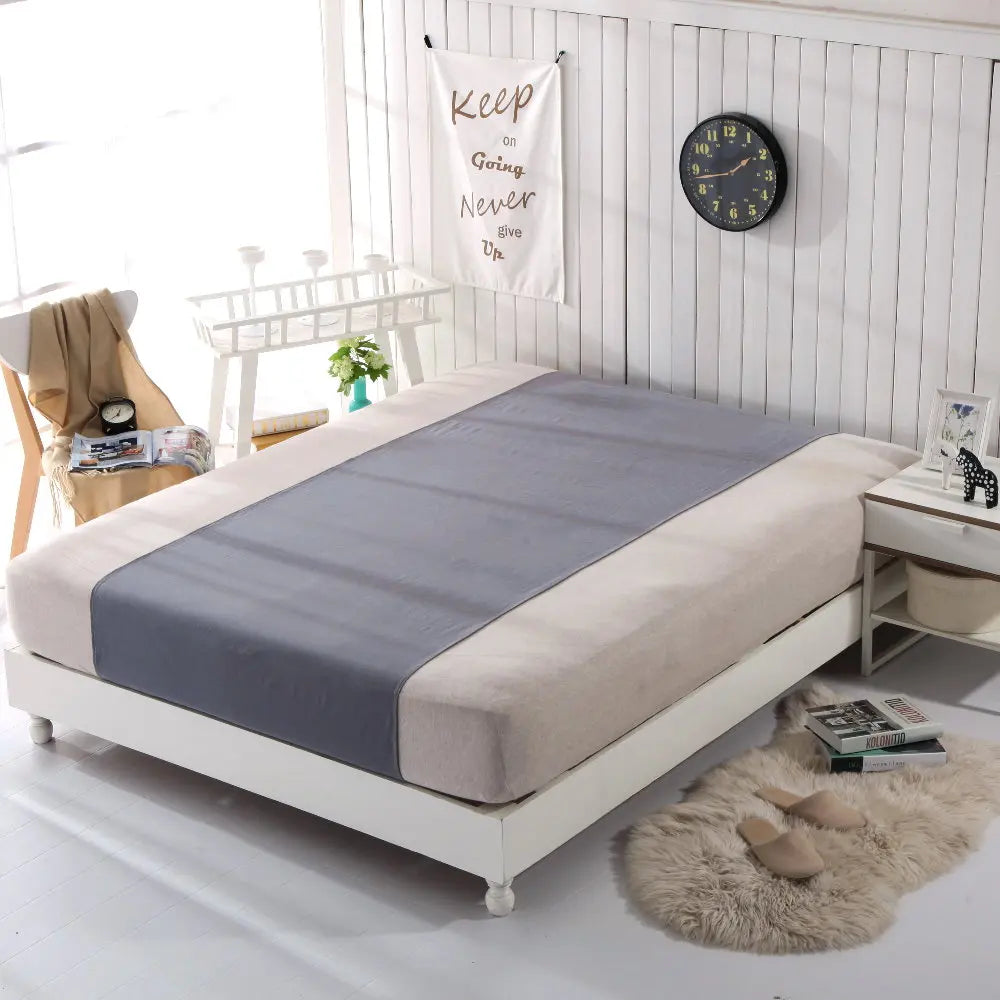 Cotton grey Silver Half bed Grounding Sheet