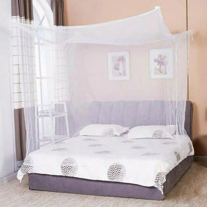 Summer Home Mosquito Nets 4 Corner Post Bed Canopy Net Double Bed Lightweight Fashion Bedding Mosquito Nets