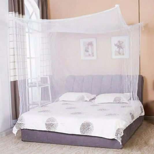 Summer Home Mosquito Nets 4 Corner Post Bed Canopy Net Double Bed Lightweight Fashion Bedding Mosquito Nets