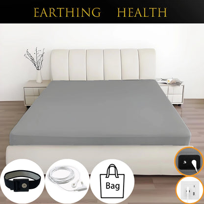 King Size Earthing Fitted Bedsheet