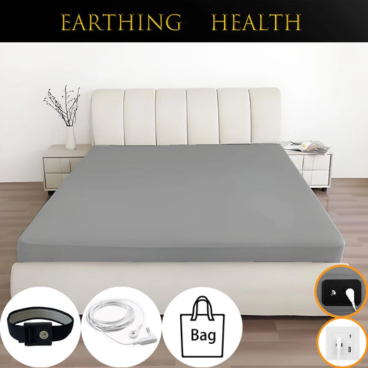 King Size Earthing Fitted Bedsheet