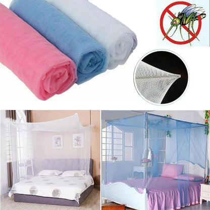 Summer Home Mosquito Nets 4 Corner Post Bed Canopy Net Double Bed Lightweight Fashion Bedding Mosquito Nets