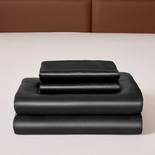 Luxury Satin Fitted Sheet Set