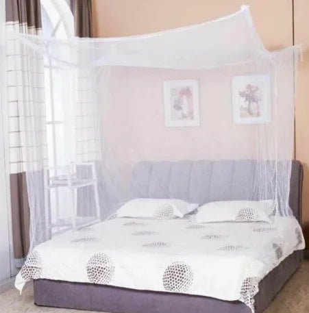Summer Home Mosquito Nets 4 Corner Post Bed Canopy Net Double Bed Lightweight Fashion Bedding Mosquito Nets